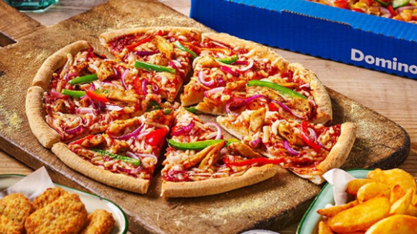 Domino's vegetarian pizza