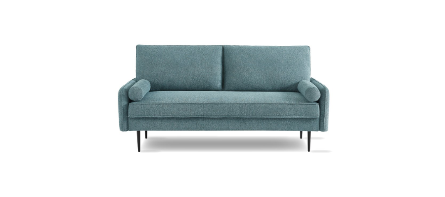 ZEKE 2-Seater Sofa in Blue