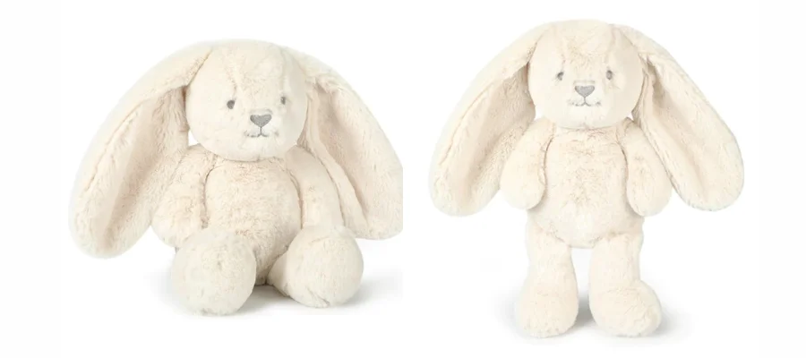 Ziggy Bunny Soft Toy in beige colour