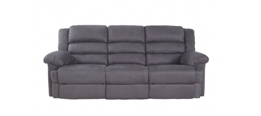 BERRY 3-seater relax sofa in anthracite colour