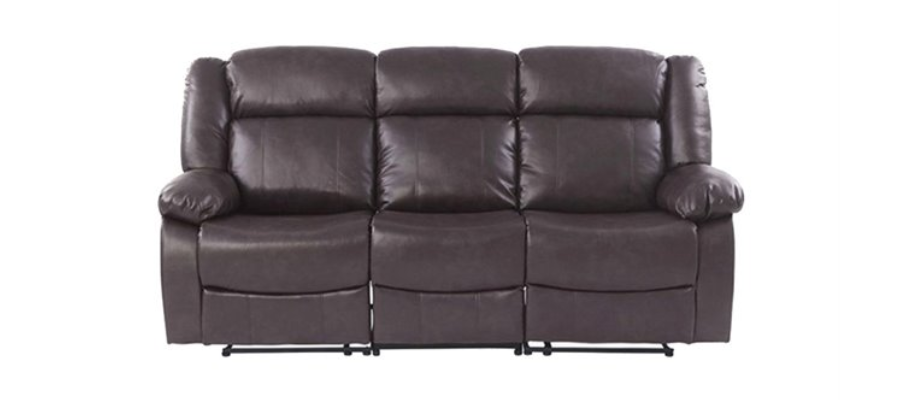 LOTUS 3-seater relax sofa in chocolate colour