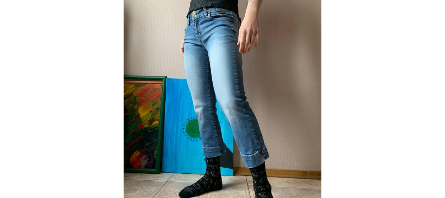 Dolce & Gabbana Rare Vintage Y2K Cropped Jeans